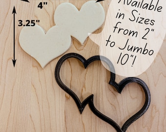 Double Heart Outline Cutter