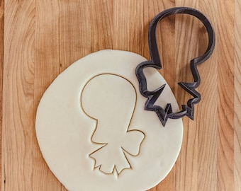 Lilaloa Candy Cane With a Bow Cookie Cutter or Fondant Cutter and Clay ...