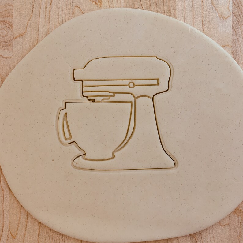 Mixer Stand Mixer Kitchenaid Outline Cookie Cutter Etsy