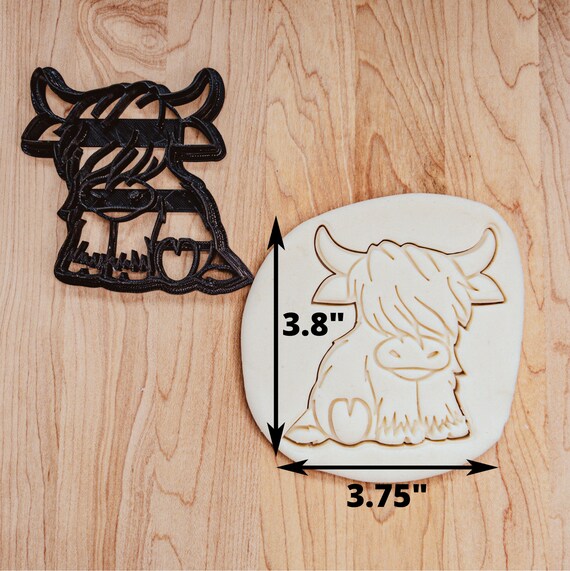 Highland Cow Detailed Cutter: Scottish Hairy Coo