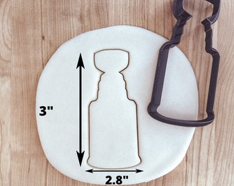 Trophy Cookie Cutter, Trophy Fondant Cutter, Trophy Clay Cutter, Team Party Cookie, Sports Team Champion Cookie, Prize Cookie