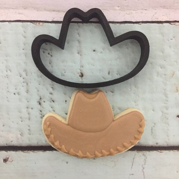 Cowboy Hat Cookie Cutter Etsy