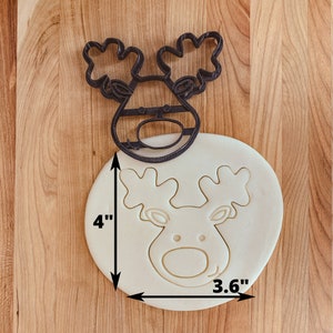 Christmas Baking Reindeer Cookie Cutter