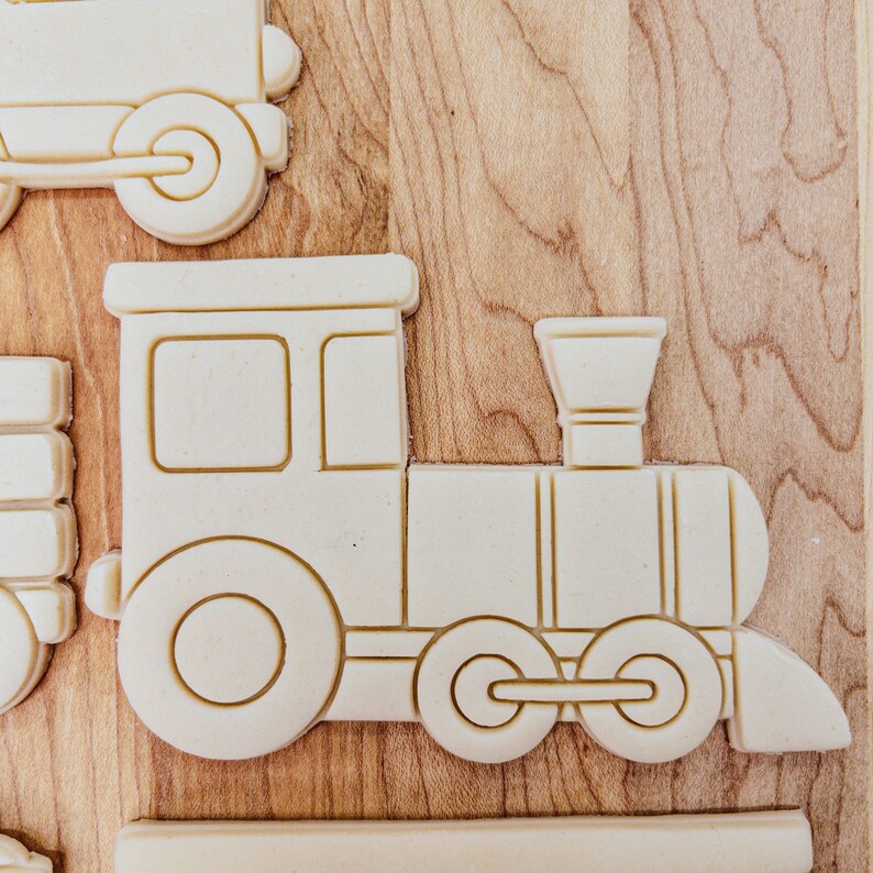 Train Engine Detailed Cutter: Train Theme Birthday - Etsy