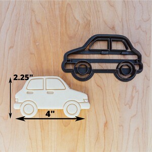 Toy Car Cutter: Detailed Cartoon Car