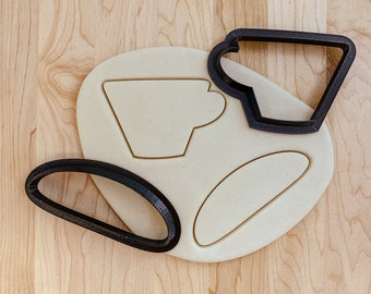 Espresso Coffee Cup and Biscotti Cutter Set (2)