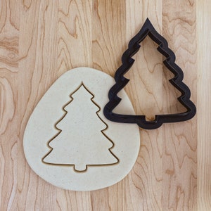 Jumbo 8 Inch Christmas Tree 3d Printed Cookie Cutter