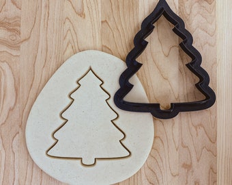 Jumbo 8 Inch Christmas Tree 3d Printed Cookie Cutter