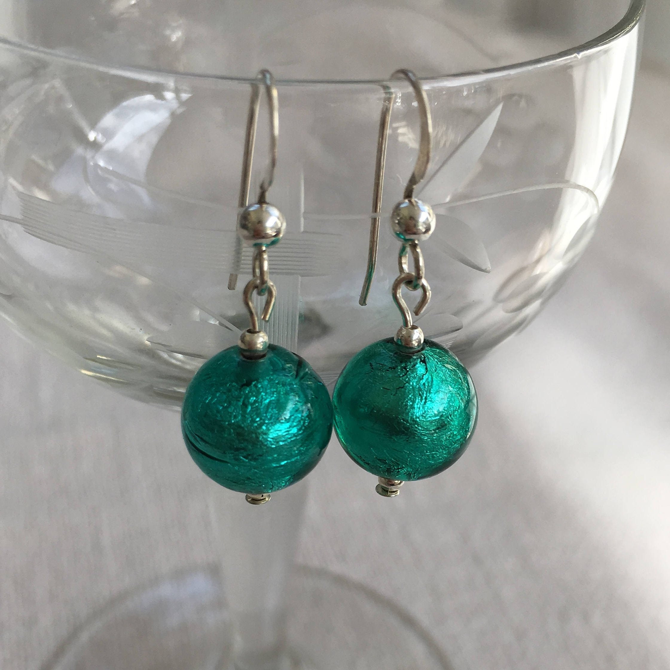 ダイアナ・イングラム ティール ムラーノガラス ミニ スフィア