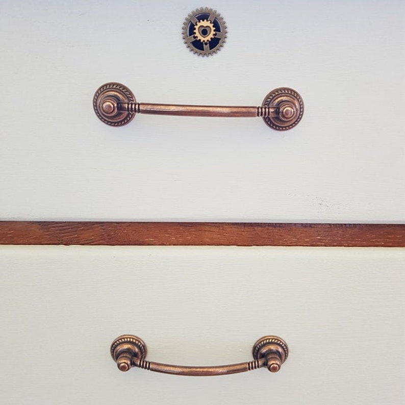 Set of 6 Copper Handle. Bohemian Hardware. Etsy