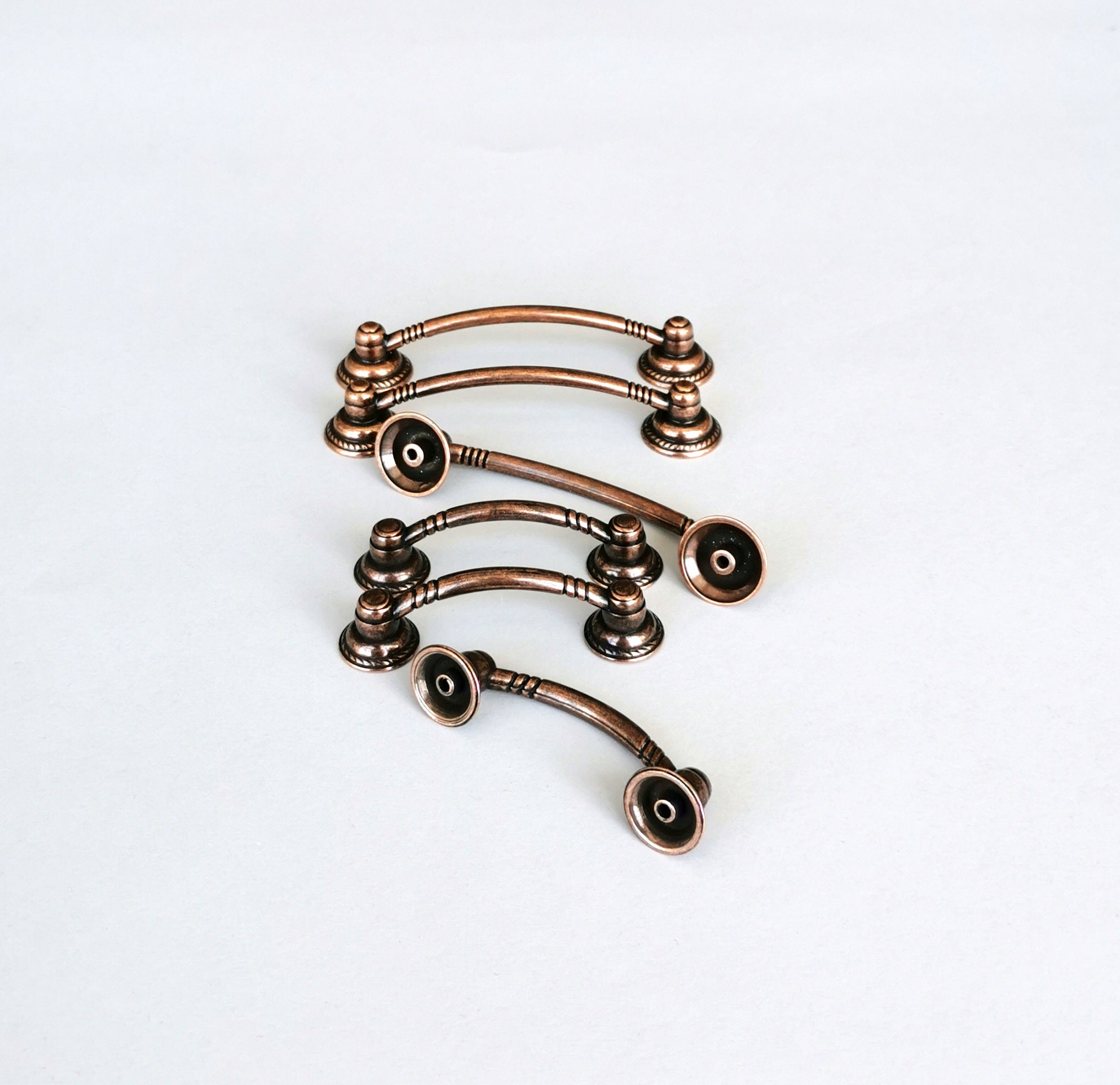 Set of 6 Copper Handle. Bohemian Hardware. Etsy