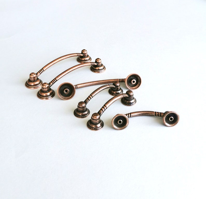 Set of 6 Copper Handle. Bohemian Hardware. Etsy
