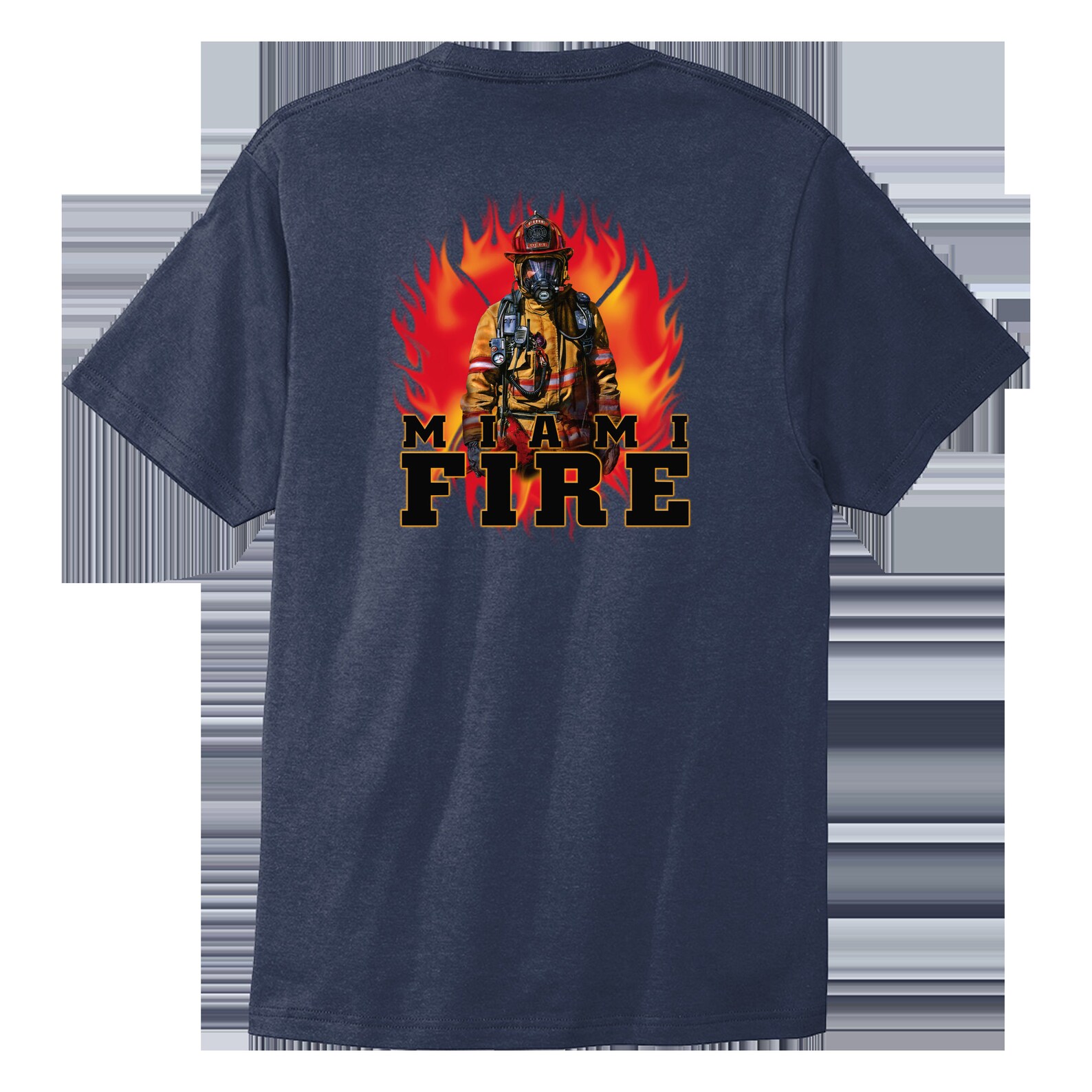 Miami Fire Department Tshirt Etsy