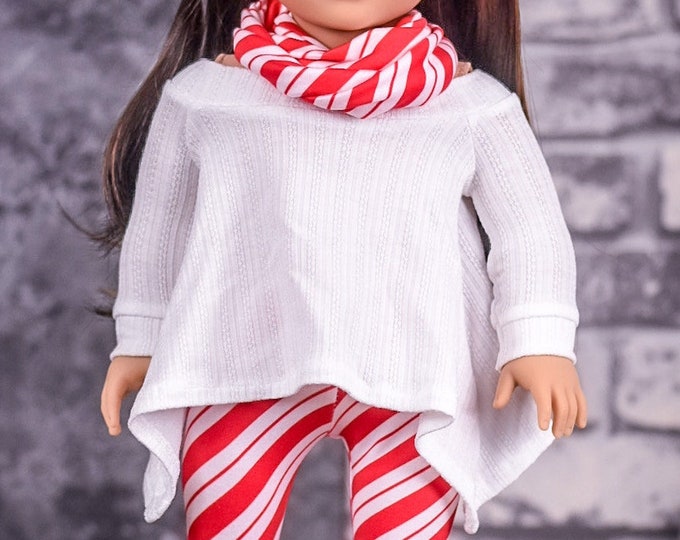 UnEven Tunic for 18 inch doll clothes Ivory