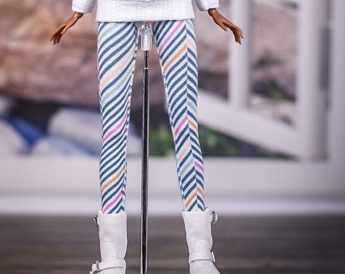 Leggings for 1/6 scale doll clothes to fit Poppy Parker or other similar 1/6 fashion doll clothes.