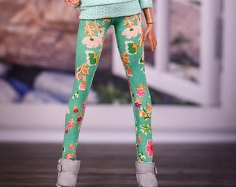 PREORDER Leggings for 1/6 scale doll clothes to fit Poppy Parker or other similar 1/6 fashion doll clothes.