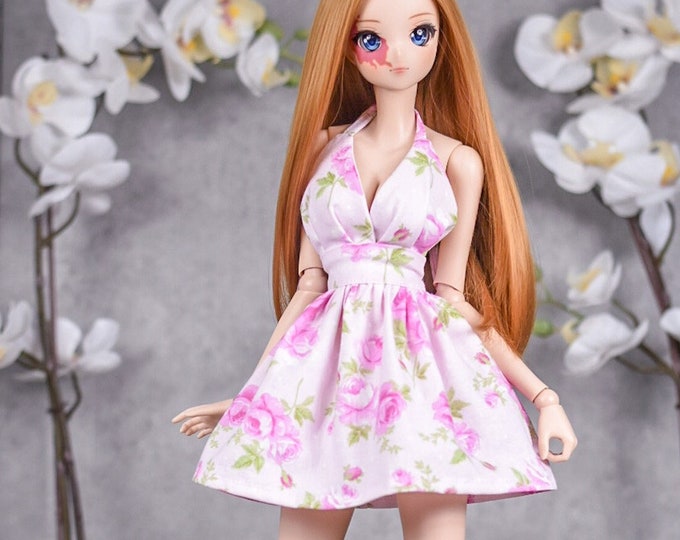 Summer  dress  for bjd 1/3 scale doll like Smart Doll roses