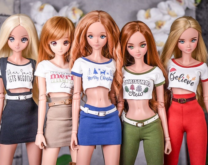 PREORDER Graphic tops to fit smart doll for  bjd 1/3 scale doll