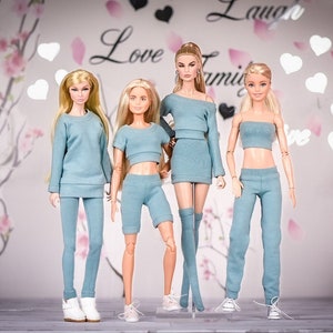 PREORDER Basic Collection for 1/6 scale doll clothes to fit Poppy Parker or other similar 1/6 fashion doll clothes. Spruce