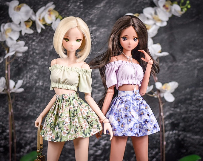 PREORDER Pleated skirt for bjd 1/3 scale doll like Smart Doll