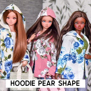 Summer Hoodie to fit PEAR for bjd 1/3 scale doll like Smart Doll clothes
