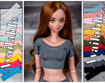 PREORDER  Crop top tee for bjd 1/3 scale doll like Smart Doll
