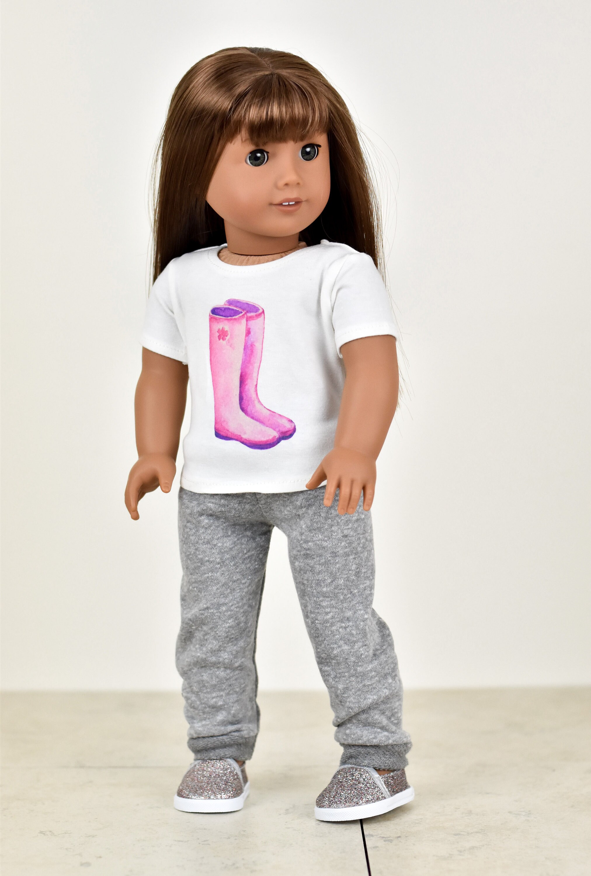 Sweatpants WITHOUT pockets 18 inch doll clothes