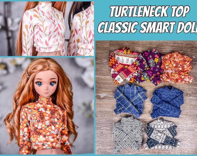 PREORDER  Turtle Neck top  for bjd 1/3 scale doll like Smart Doll