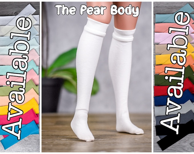 PREORDER Pear body Socks  for bjd 1/3 scale doll like Smart Doll pear body