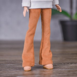 PREORDER Corduroy pants for 1/6 scale doll clothes to fit Poppy Parker or other similar 1/6 fashion doll clothes. image 8