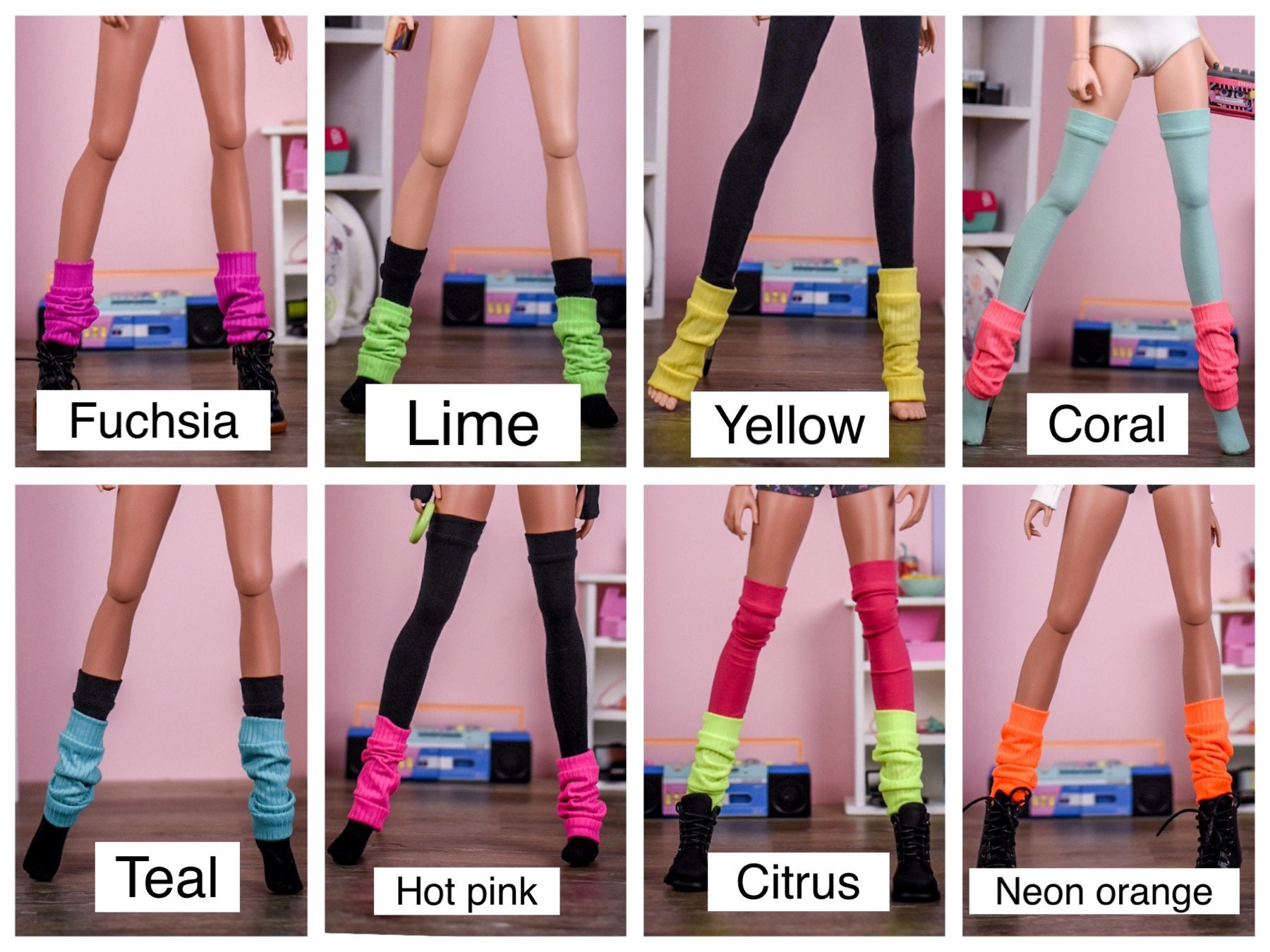 Leg warmers Clothes to fit Smart Doll for bjd 1/3 scale doll clothes