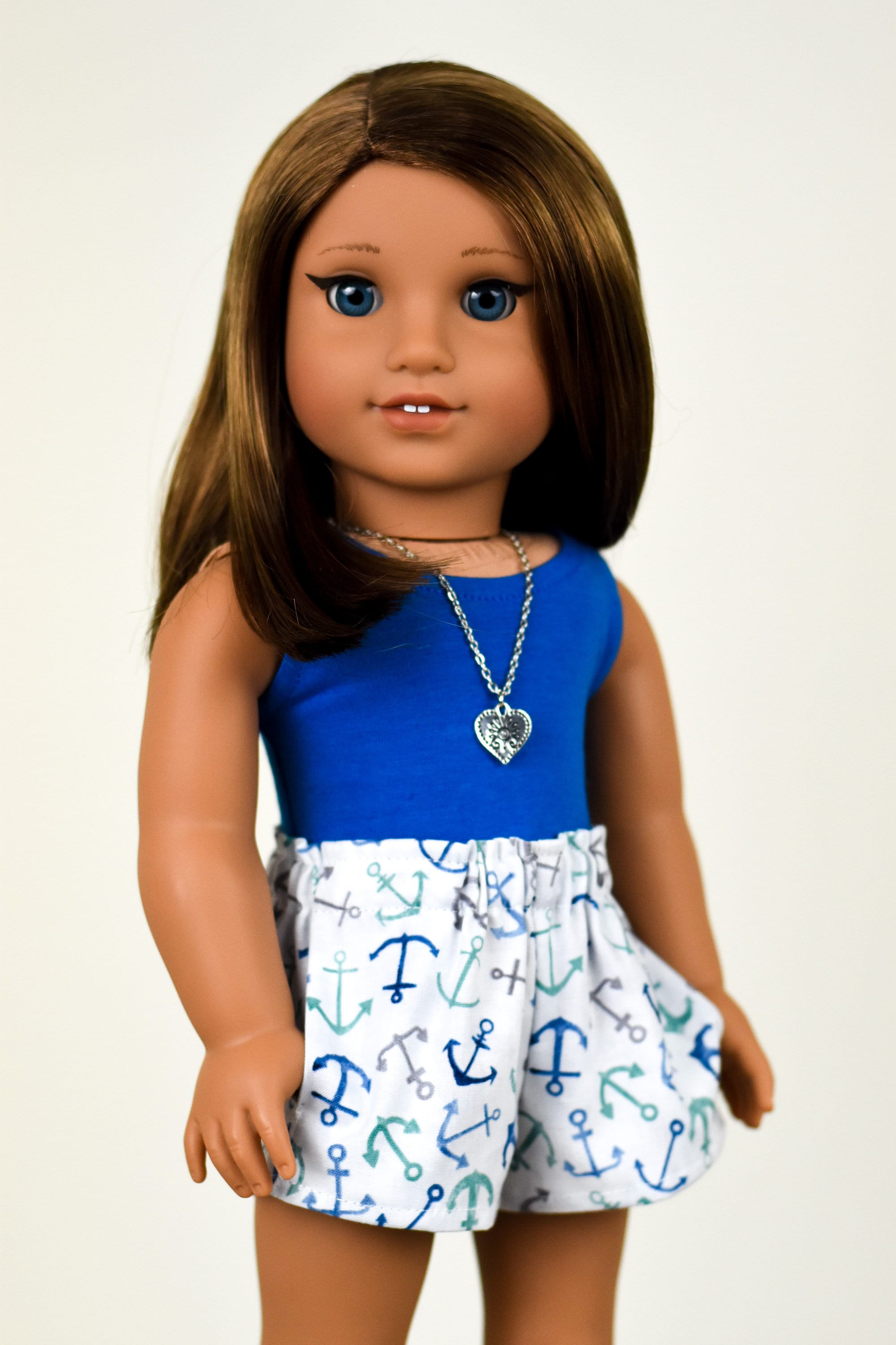 Tank top 18 inch doll clothes EliteDollWorld EDW colbat blue