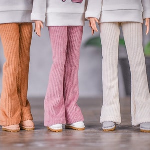 PREORDER Corduroy pants for 1/6 scale doll clothes to fit Poppy Parker or other similar 1/6 fashion doll clothes. image 1