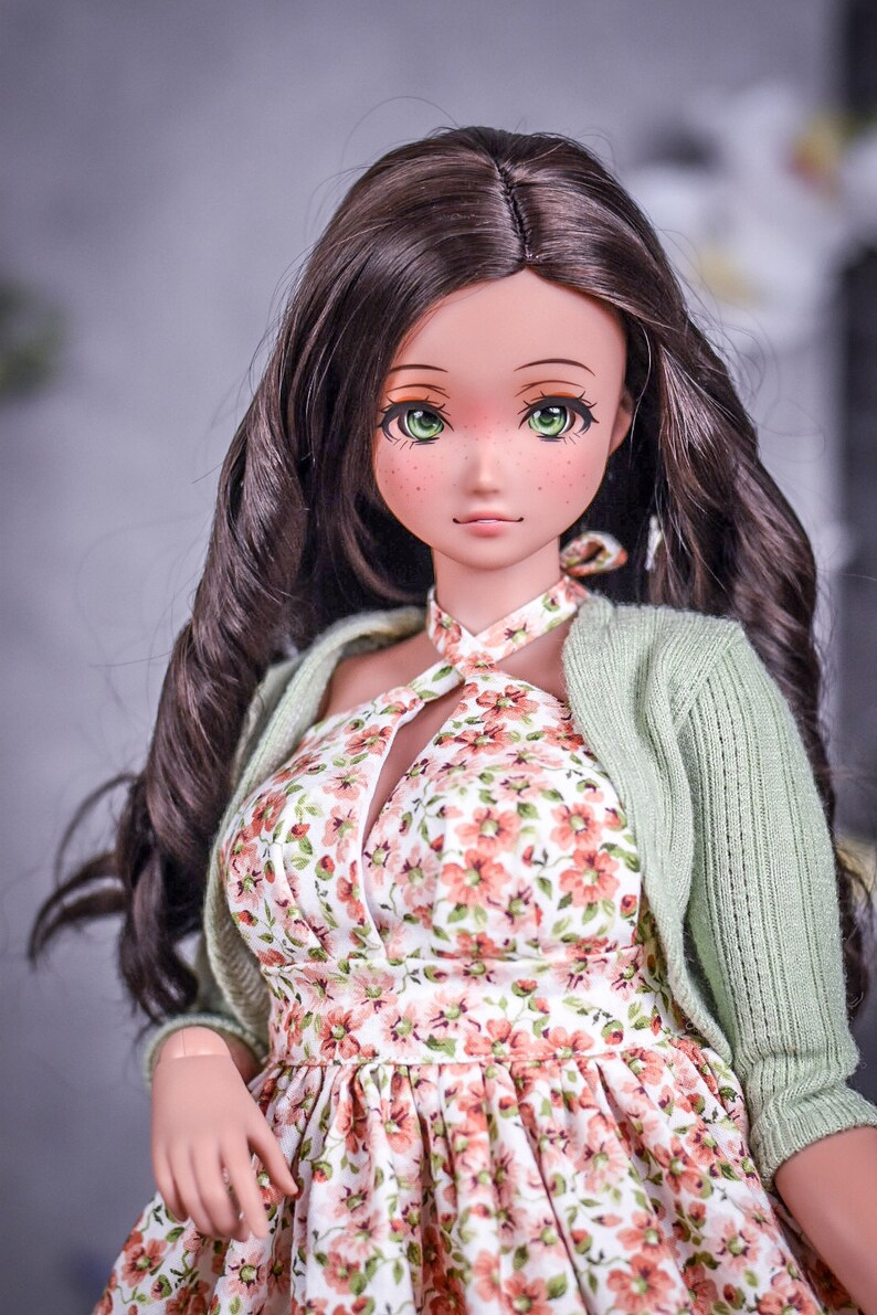 PREORDER Shrug fit Pear body for bjd 1/3 scale doll like Smart Doll pear body image 5