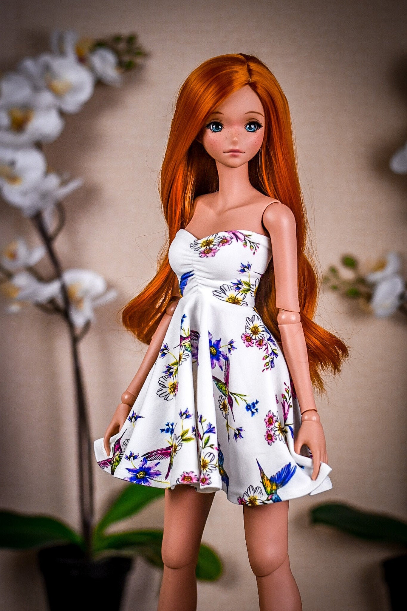 Sweetheart dress  for bjd 1/3 scale doll like Smart Doll or Feeple60 …