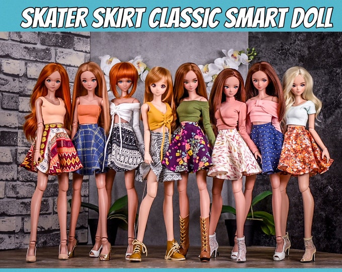 PREORDER Skater skirt  for bjd 1/3 scale doll like Smart Doll