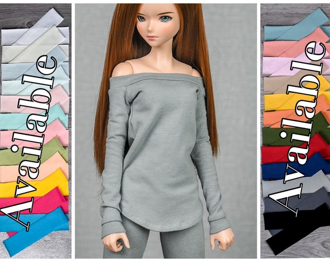 PREORDER rounded off the shoulder  top for bjd 1/3 scale doll like Smart Doll