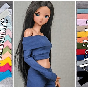 PREORDER Cropped off the shoulder  top for bjd 1/3 scale doll like Smart Doll