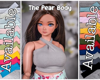 PREORDER Halter top fit Pear body voor bjd 1/3 schaal pop zoals Smart Doll perenlichaam