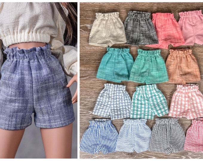 Paperbag Shorts  for bjd 1/3 scale doll like Smart Doll
