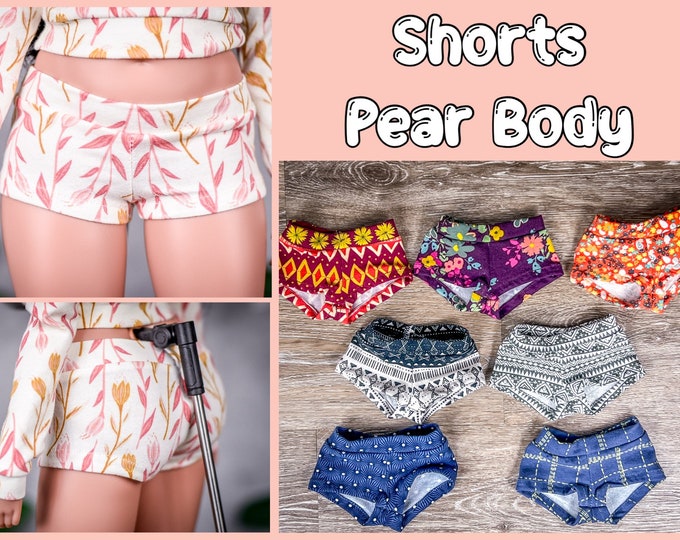 PREORDER Pear body Shorts  for bjd 1/3 scale doll like Smart Doll pear body
