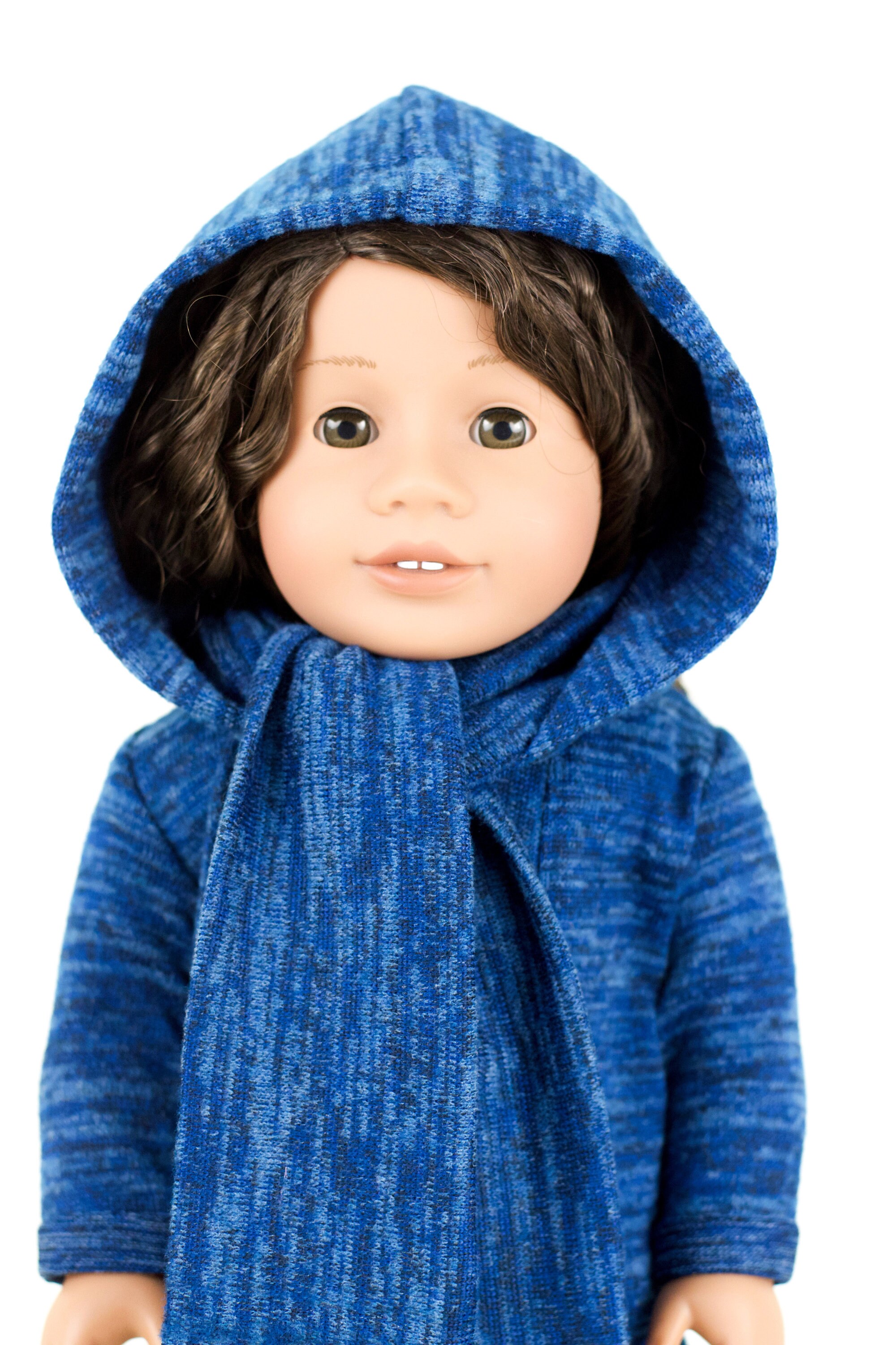 Removable Hoodie 18 inch doll clothes EliteDollWorld EDW Royal Blue