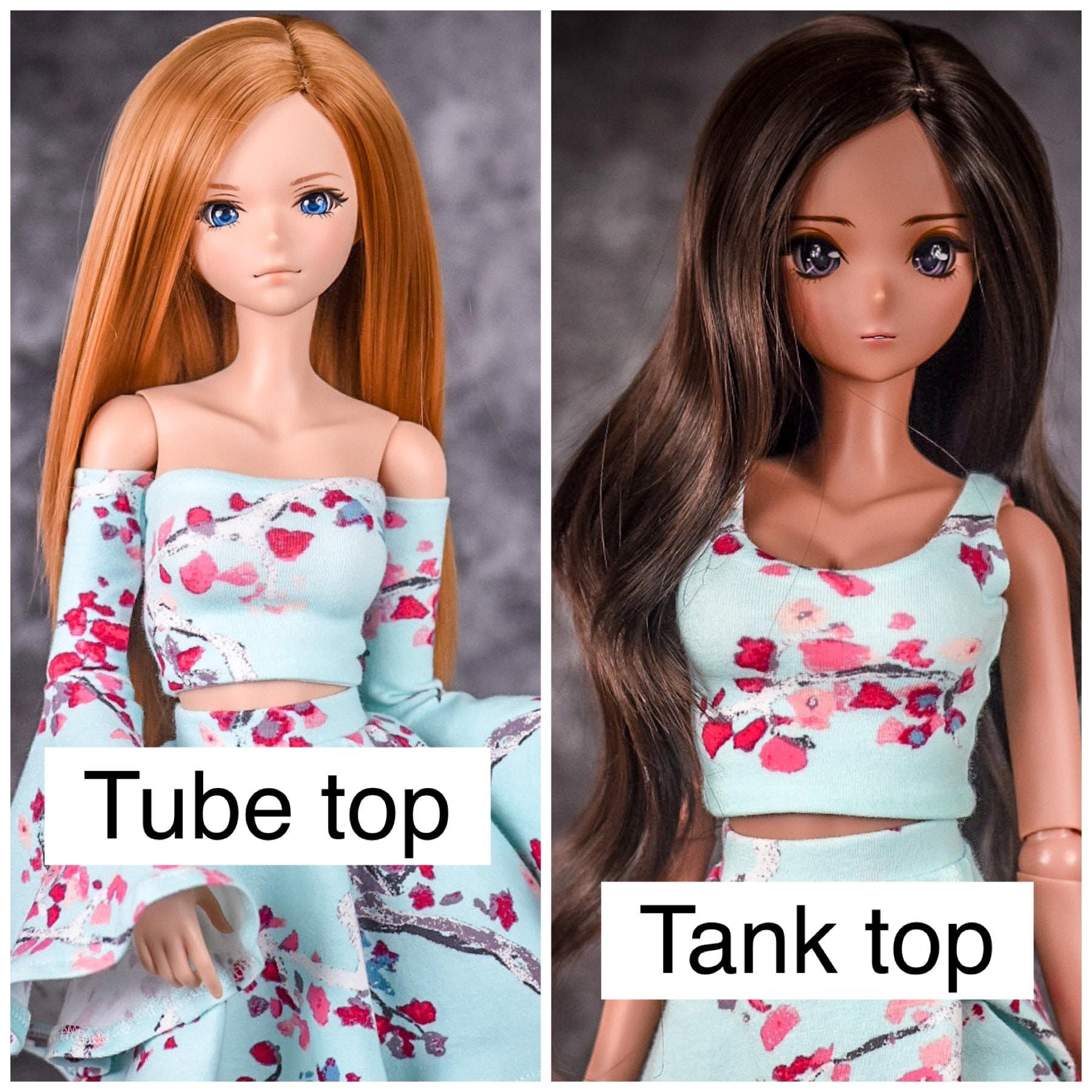 PREORDER the Tops Basic Collection to Fit Smart Doll or Other Similar 1/3  Scale Dolls. Print Enchanted Leaves -  Canada