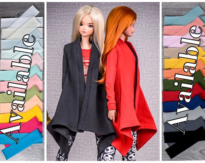 PREORDER UnEven Cardigan for bjd 1/3 scale doll like Smart Doll