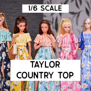 PREORDER TOP for 1/6 scale doll clothes to fit Poppy Parker or other similar 1/6 fashion doll clothes.