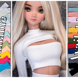 PREORDER Mini tube top for bjd 1/3 scale doll like Smart Doll