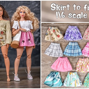 PREORDER Skirt for 1/6 scale doll clothes to fit Poppy Parker or other similar 1/6 fashion doll clothes.
