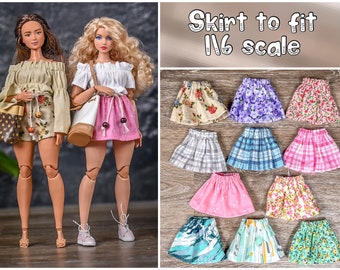 PREORDER Skirt for 1/6 scale doll clothes to fit Poppy Parker or other similar 1/6 fashion doll clothes.