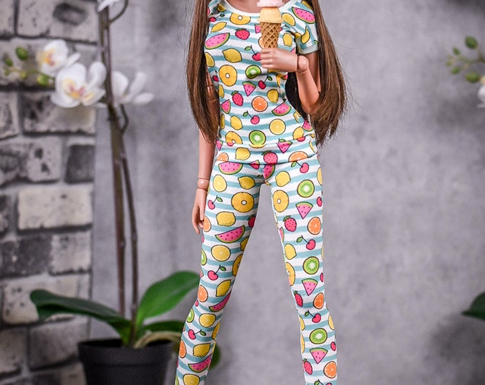 Set for bjd 1/3 scale doll like Smart Doll lemons and fruits