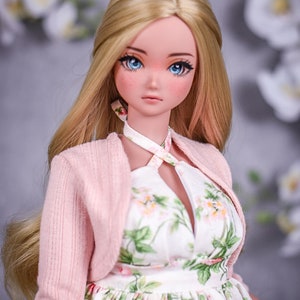 PRÉCOMMANDE Shrug fit pour poupée bjd à l'échelle 1/3 comme le corps poire Smart Doll Blush pink